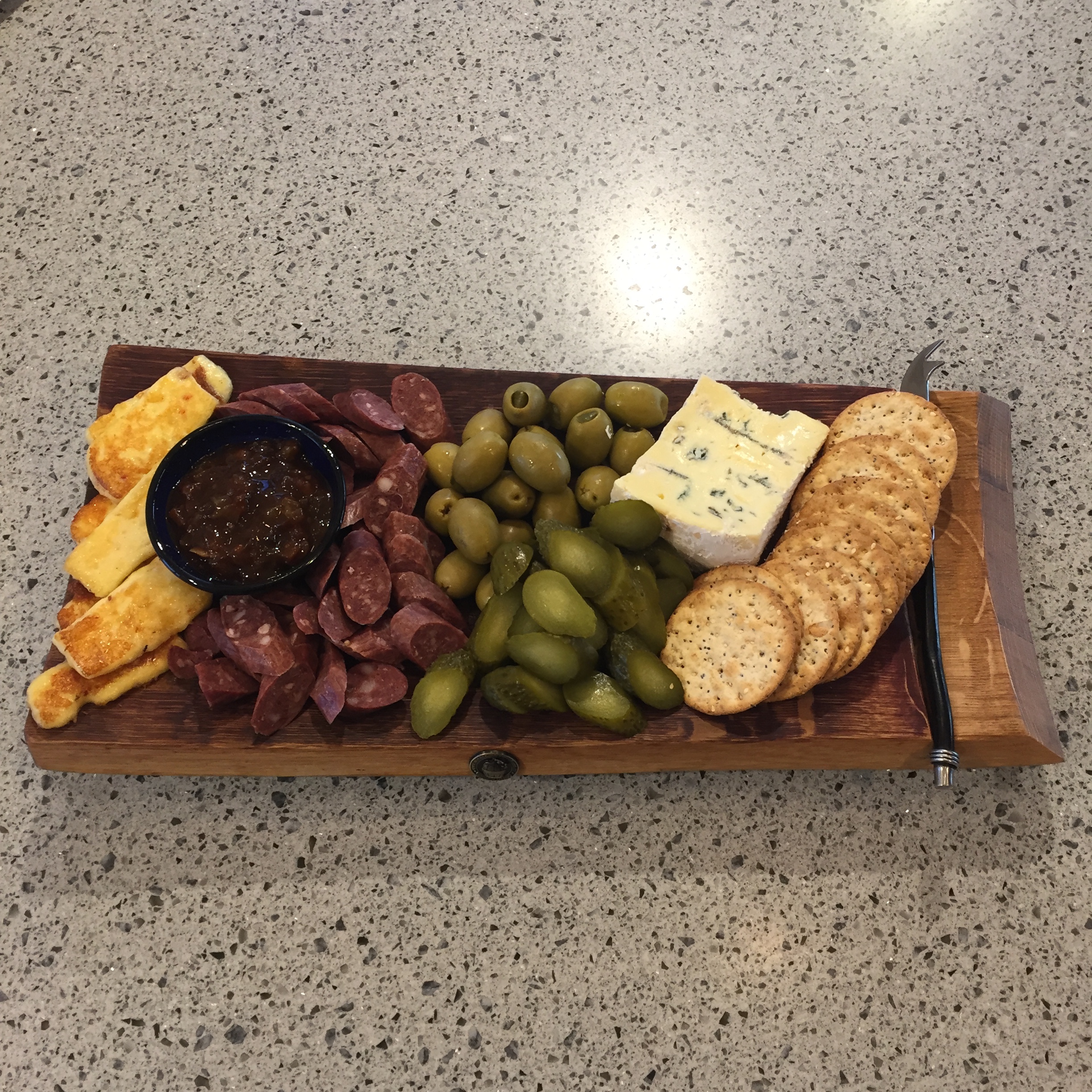 Wine Barrel Platter Part Stave Wine Country Creations